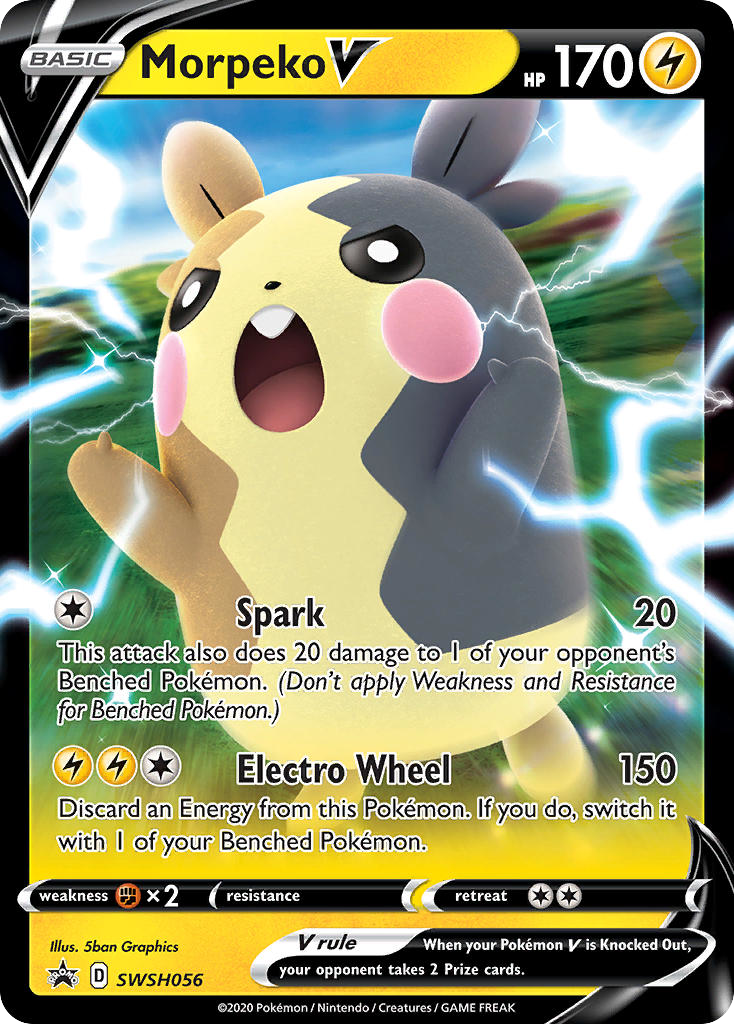 Sword & Shield Promo's Morpeko V #56