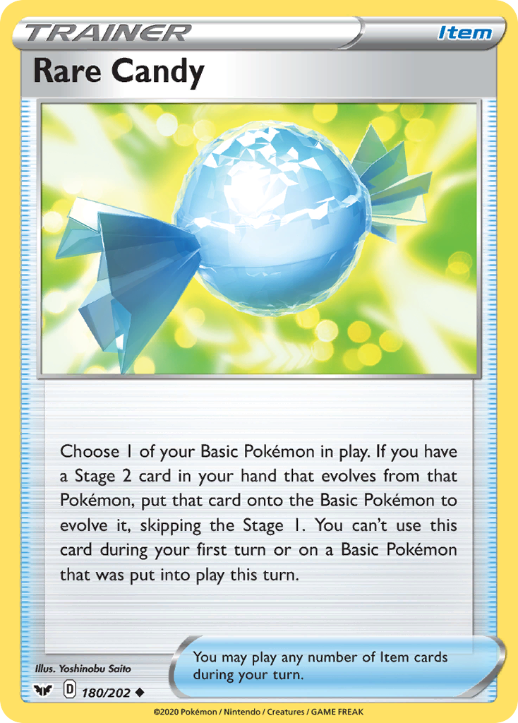 Sword & Shield Rare Candy #180/202