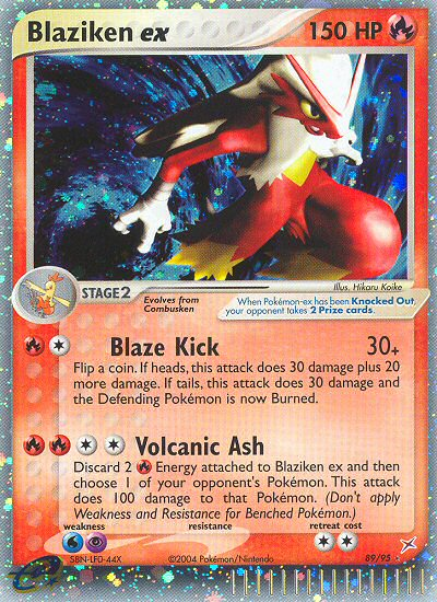 Team Magma v Aqua Holo Blaziken EX #89/95