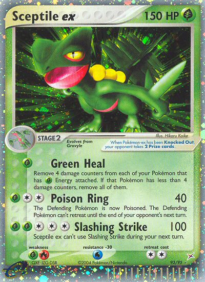 Team Magma v Aqua Holo Sceptile EX #93/95