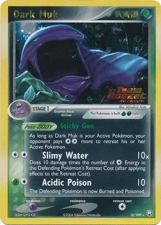 Team Rocket Returns Dark Muk #16/109 reverse holo