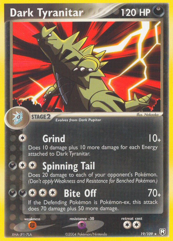 Team Rocket Returns Dark Tyranitar #19/109