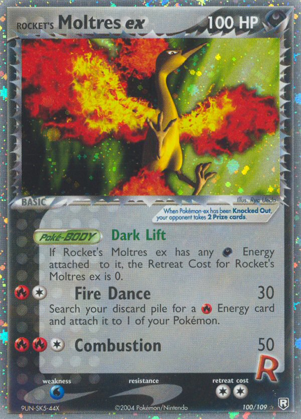 Team Rocket Returns Rocket’s Moltres ex #100/109
