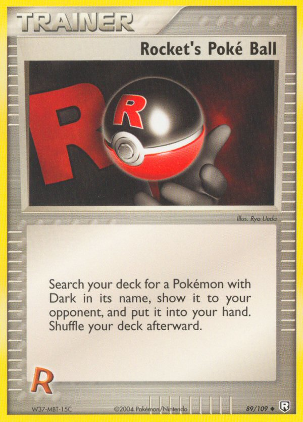 Team Rocket Returns Rocket’s Poke Ball #89/109