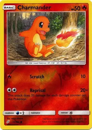 Team Up Charmander #11/181 reverse holo
