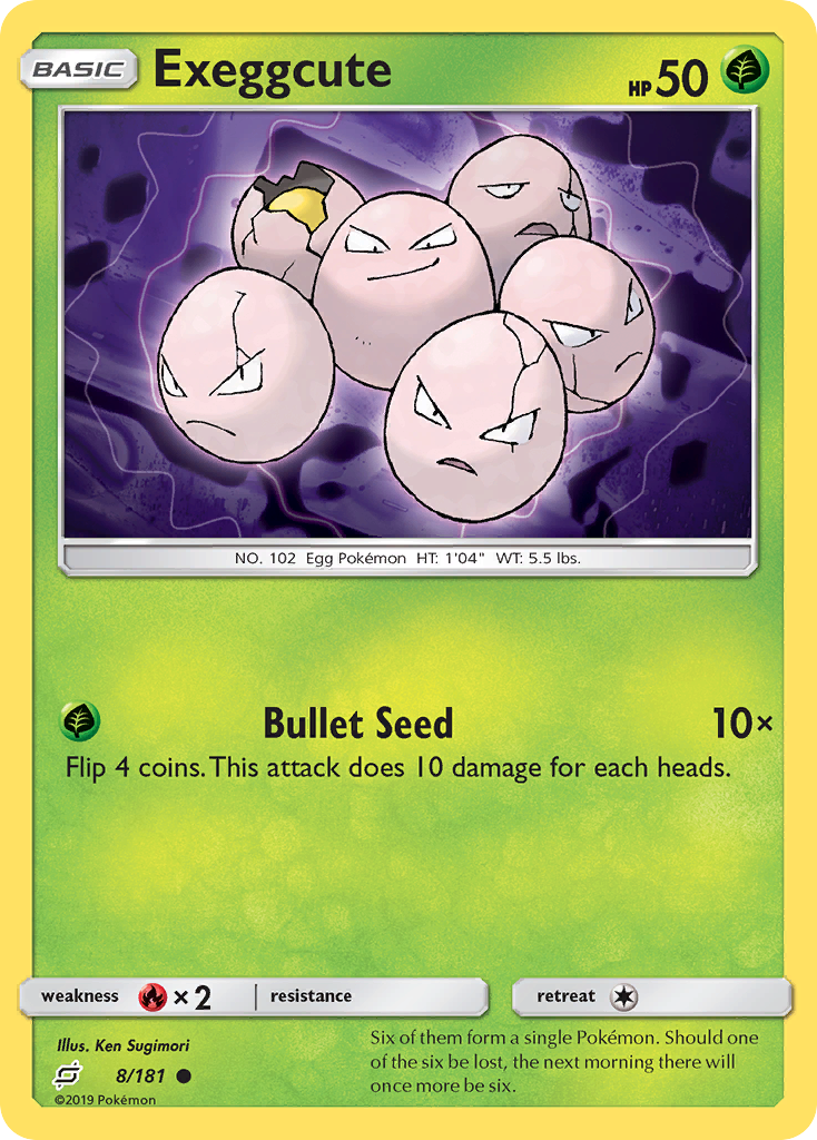 Team Up Exeggcute #8/181