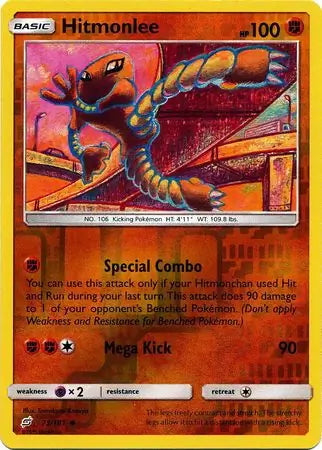 Team Up Hitmonlee #73/181 reverse holo