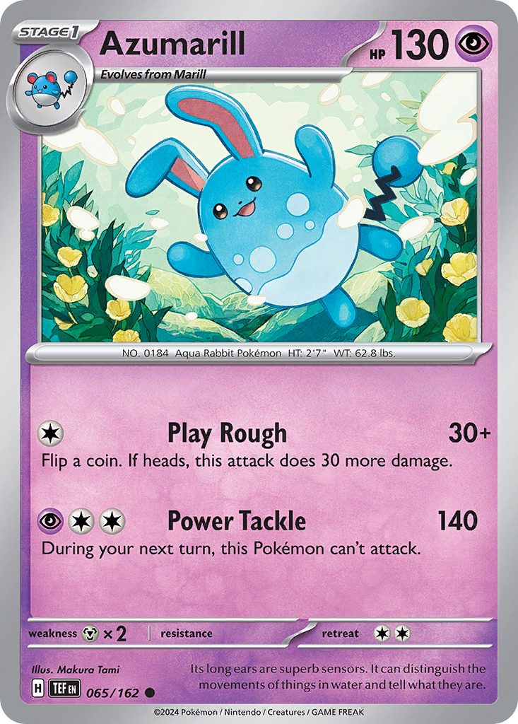 Temporal Forces Azumarill #65/162
