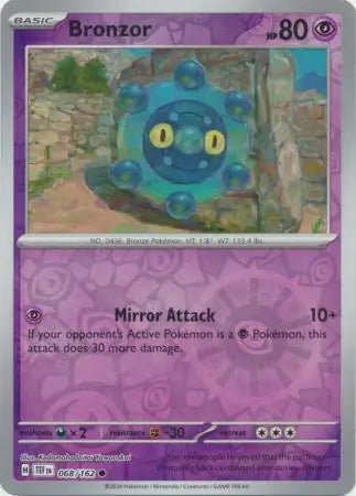 Temporal Forces Bronzor #68/162 reverse holo