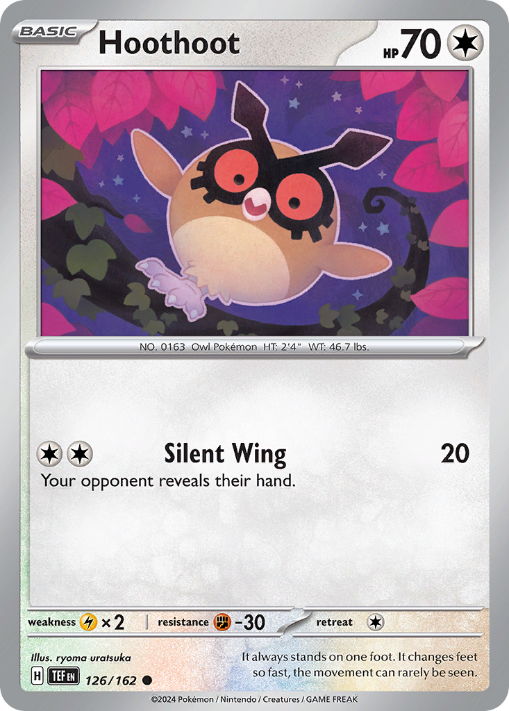 Temporal Forces Hoothoot #126/162