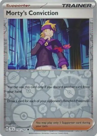 Temporal Forces Morty’s Conviction #155/162 reverse holo