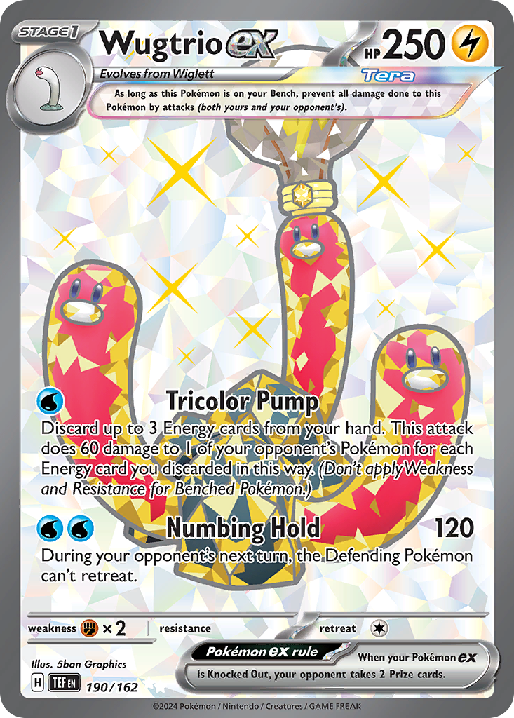 Temporal Forces Wugtrio ex #190/162