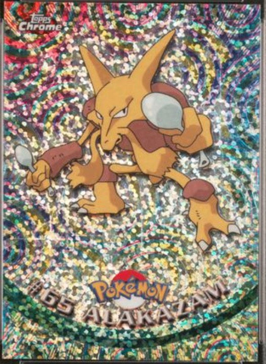 Topps Chrome Series 1 Alakazam #65