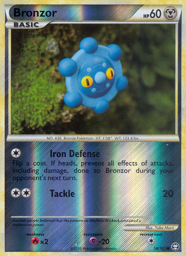 Triumphant Bronzor #58/102 reverse holo