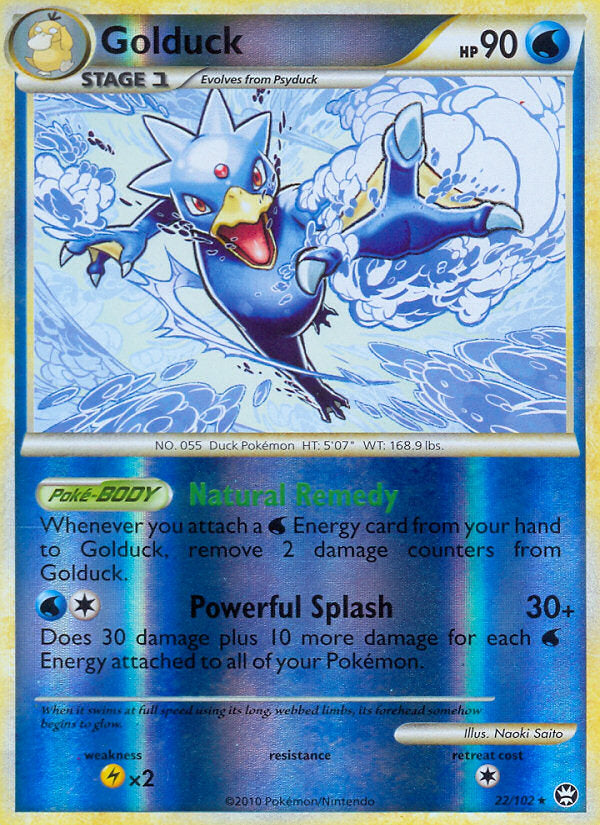 Triumphant Golduck #22/102 reverse holo