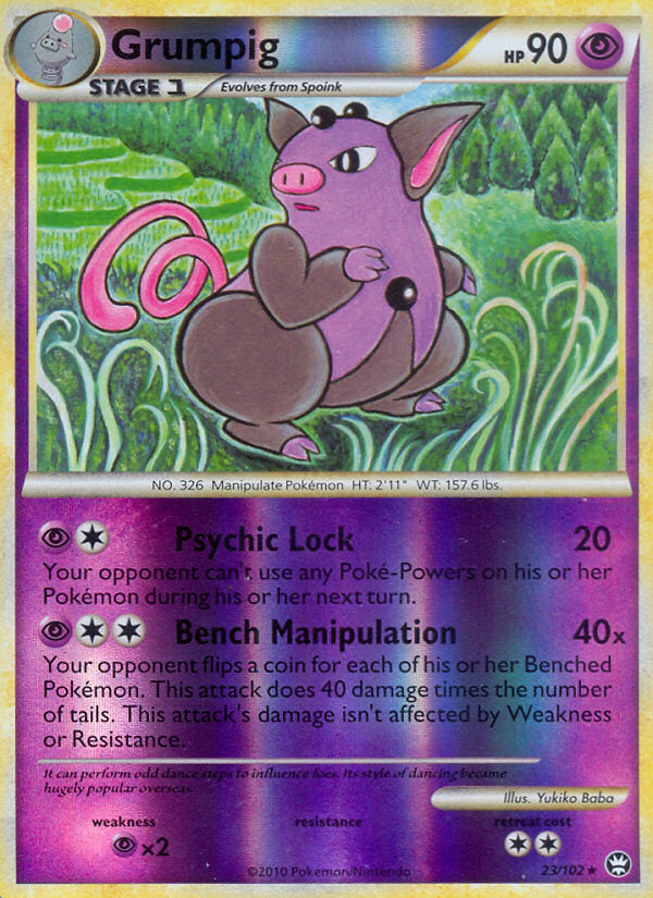 Triumphant Grumpig #23/102 reverse holo
