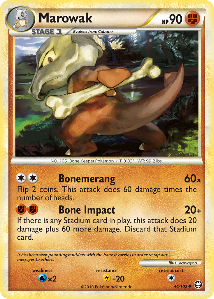 Triumphant Marowak #44/102