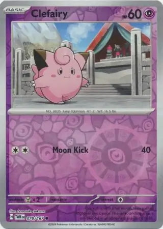 Twilight Masquerade Clefairy #78/167 reverse holo
