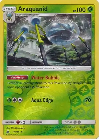 Ultra Prism Araquanid #17/156 reverse holo