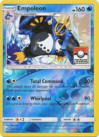 Ultra Prism Holo Empoleon #34 League Promo