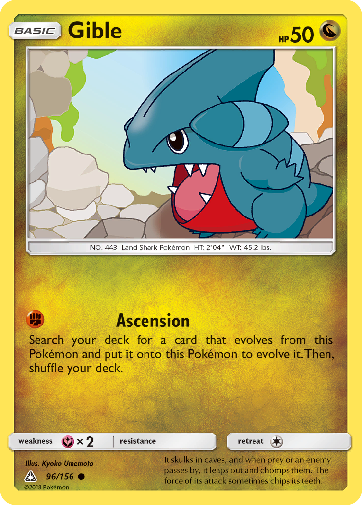 Ultra Prism Gible #96/156