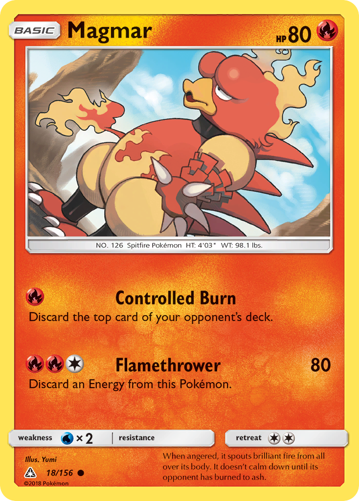 Ultra Prism Magmar #18/156