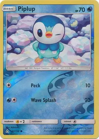 Ultra Prism Piplup #32/156 reverse holo
