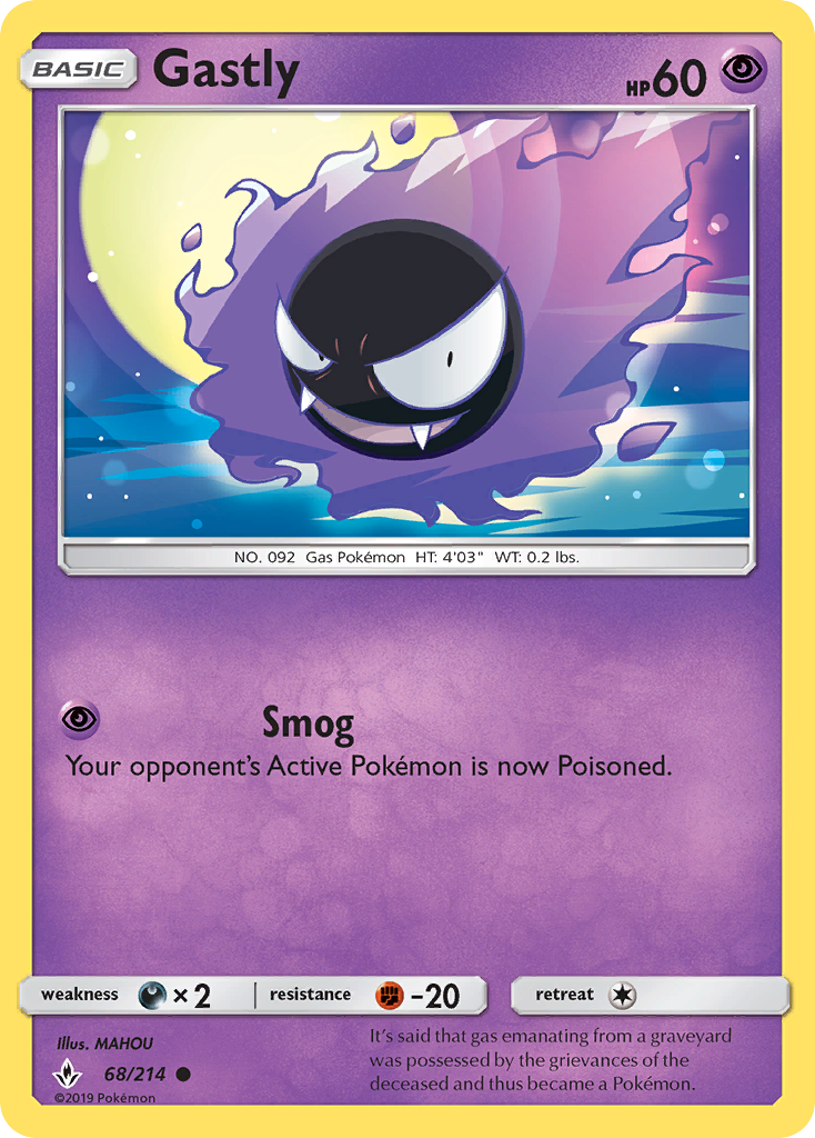 Unbroken Bonds Gastly #68/214