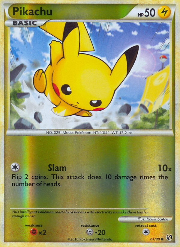 Undaunted Pikachu #61/90 reverse holo