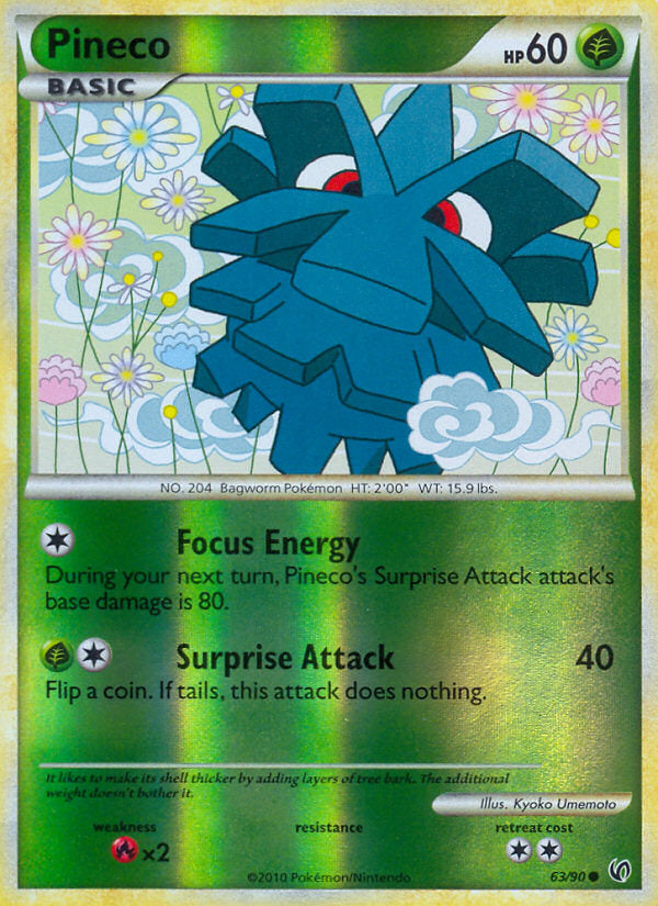 Undaunted Pineco #63/90 reverse holo