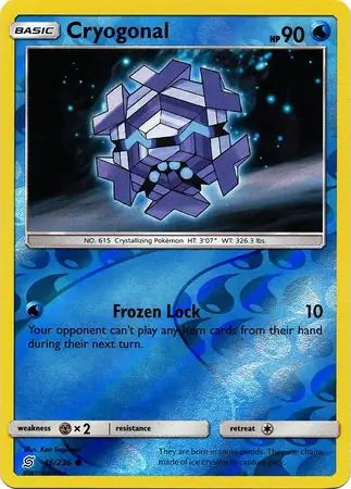Unified Minds Cryogonal #46/236 reverse holo