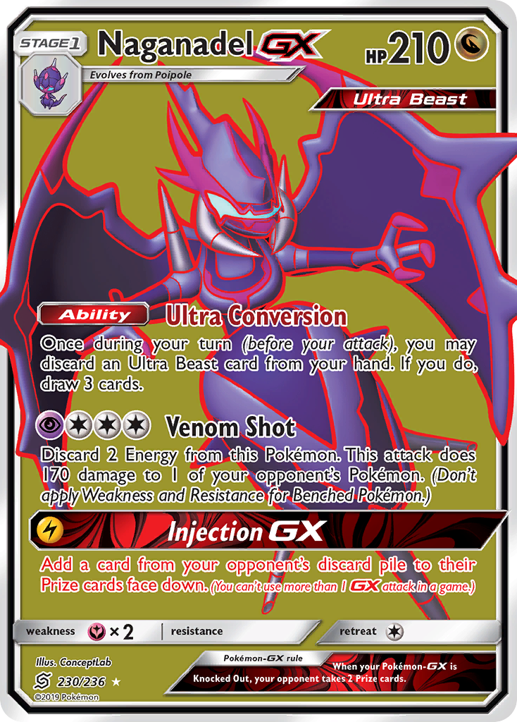Unified Minds Naganadel GX #230/236