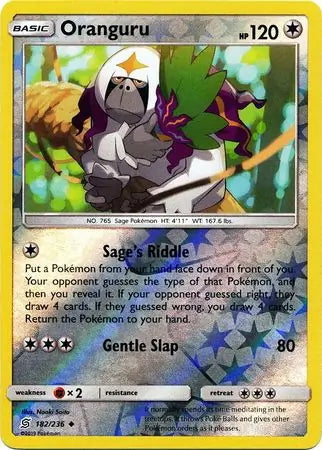 Unified Minds Oranguru #182/236 reverse holo