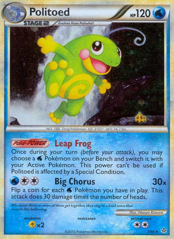 Unleashed Holo Politoed #7/95