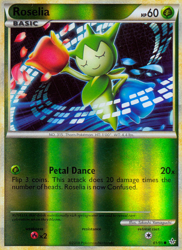Unleashed Roselia #61/95 reverse holo