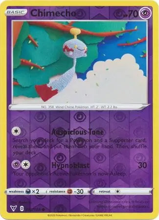 Vivid Voltage Chimecho #72/185 reverse holo