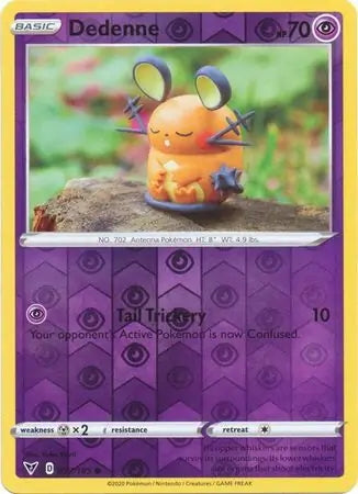 Vivid Voltage Dedenne #77/185 reverse holo