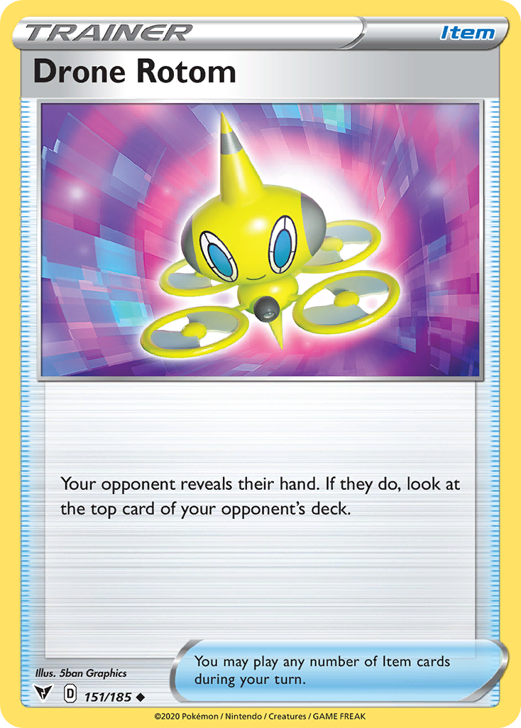 Vivid Voltage Drone Rotom #151/185
