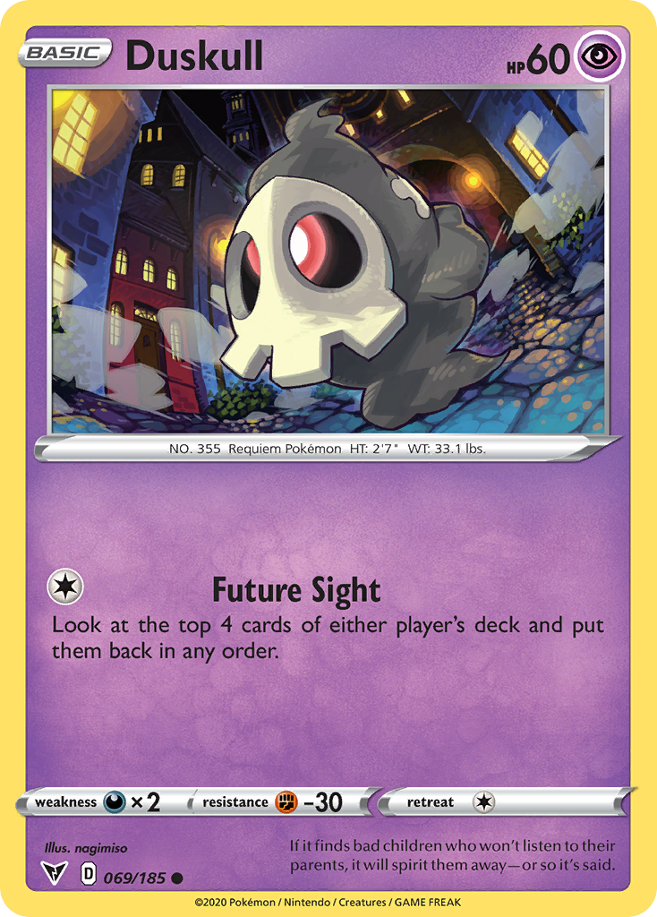 Vivid Voltage Duskull #69/185