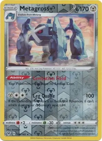 Vivid Voltage Metagross #118/185 reverse holo