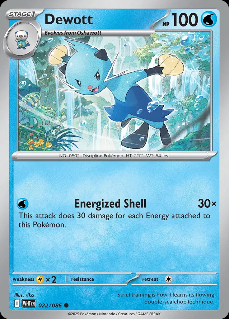 White Flare Dewott #22/86