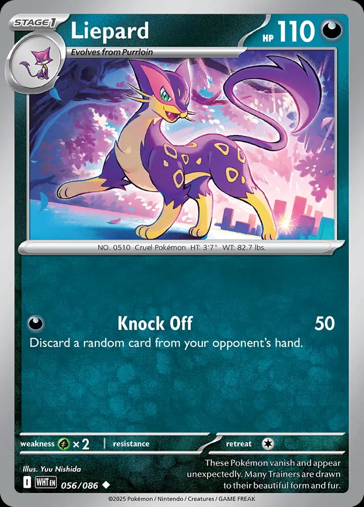 White Flare Liepard #56/86