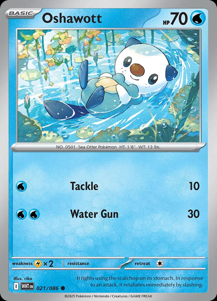 White Flare Oshawott #21/86