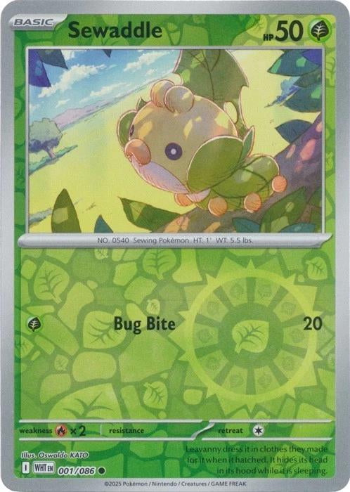 White Flare Sewaddle #1/86 Reverse Holo