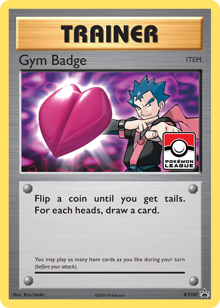 XY Promo Gym Badge (Koga - Soul) #207 league promo
