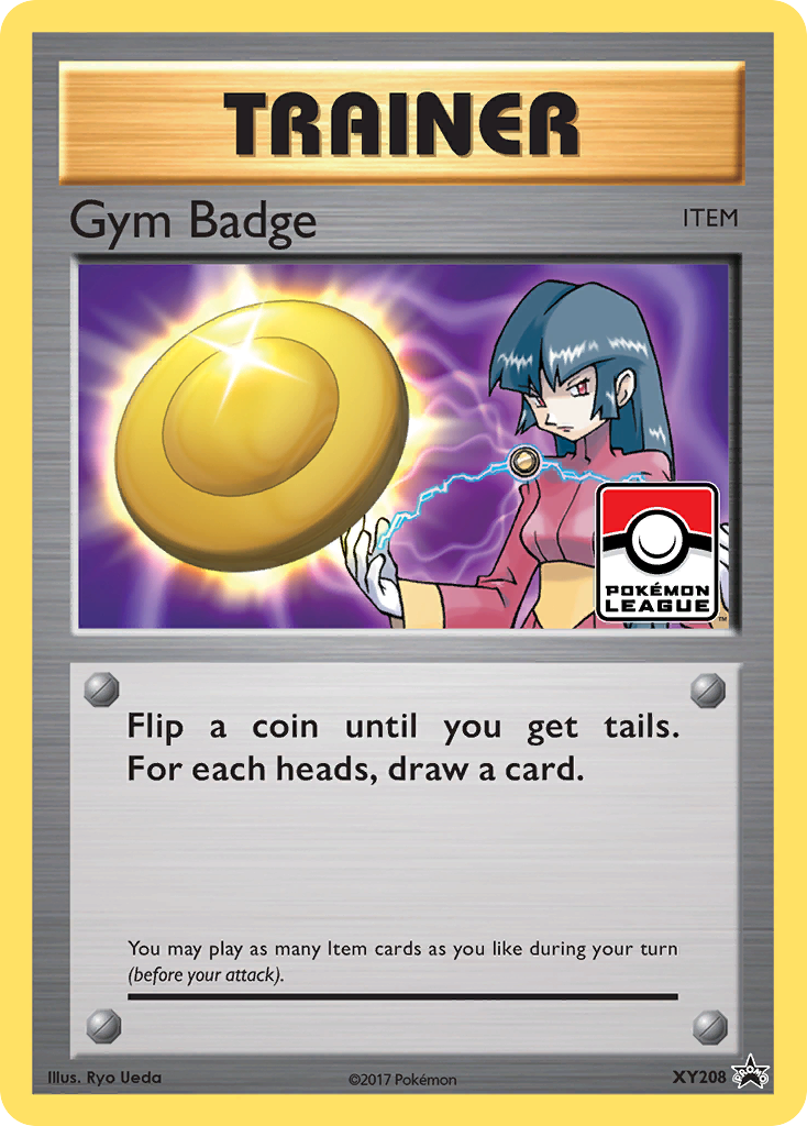 XY Promo Gym Badge (Sabrina - Marsh) #208 league promo