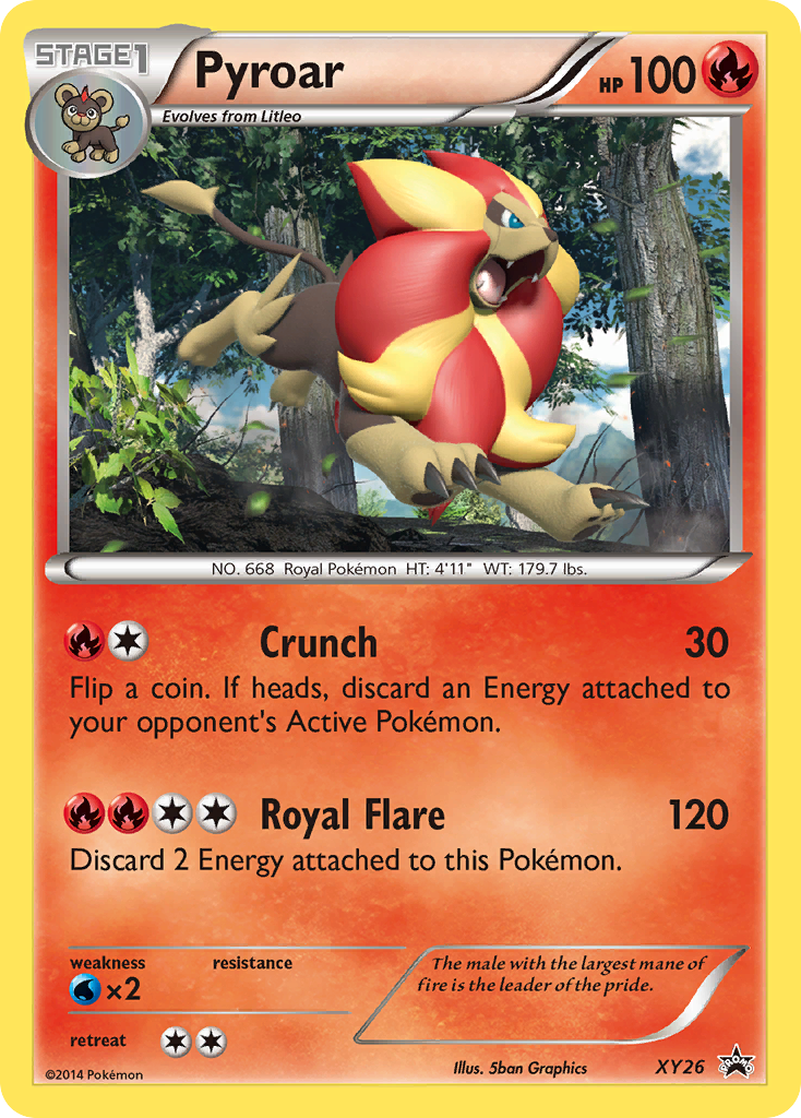 XY Promo Pyroar #26