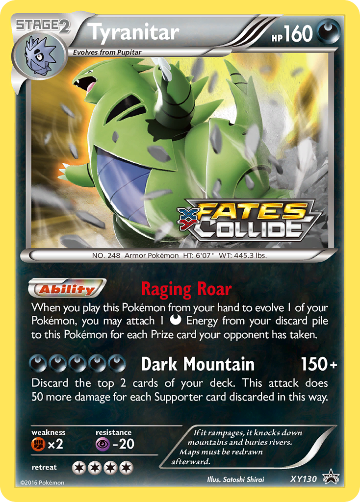 XY Promo Tyranitar #130