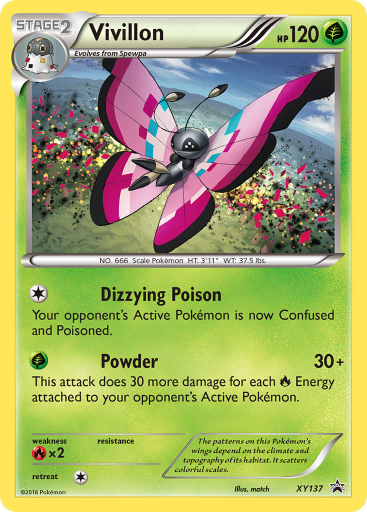 XY Promo Vivillon #137
