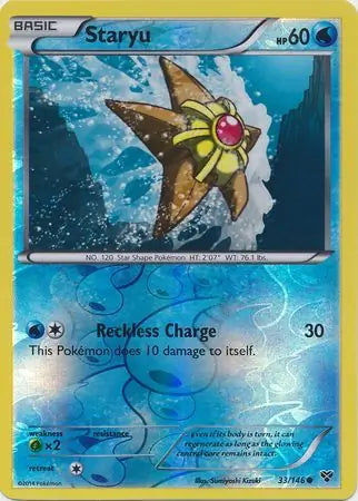 XY Staryu #33/146 reverse holo